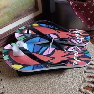 New Kate Spade Size 5/6 Womens Natal Colorful Flip Flops